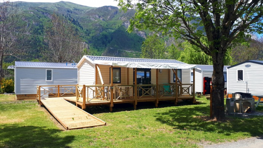 __Image de présentation de l'établissement Camping d'Autun — Camping d'Autun - mobil home adapté