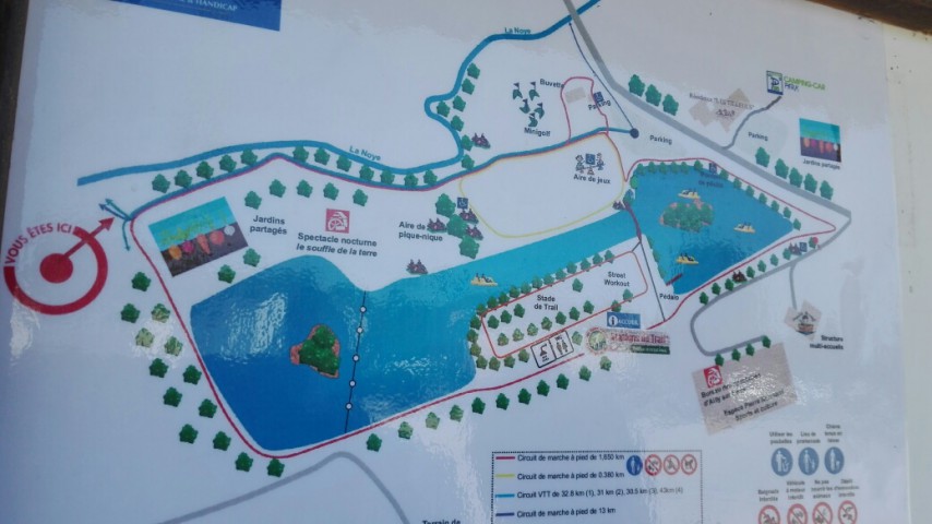 Image de présentation de l'établissement Sentier de promenade du Plan d'Eau d'Ailly sur Noye — plan